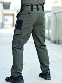 Trendy Plain Men's Cargo Trousers - Lars-Grey-S-State of Style