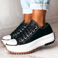 Trendy Platform Sneakers for Women - Nova-Black-3-State of Style