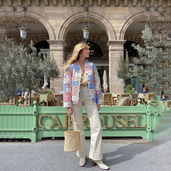 Trendy Print Women's Blazer - Eva-Floral-XS-State of Style