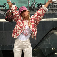 Trendy Print Women's Blazer - Eva-Floral-XS-State of Style