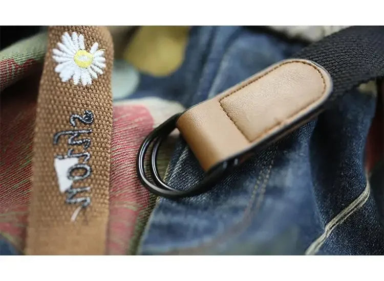 Trendy Printed Denim Shorts in Plus Size for Summer-Black-2XL-State of Style