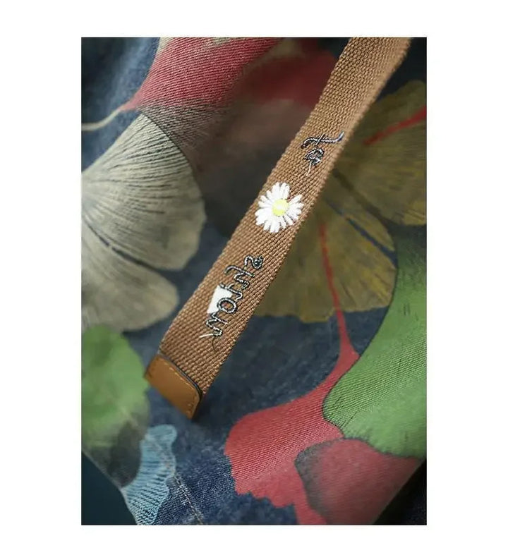 Trendy Printed Denim Shorts in Plus Size for Summer-Black-2XL-State of Style