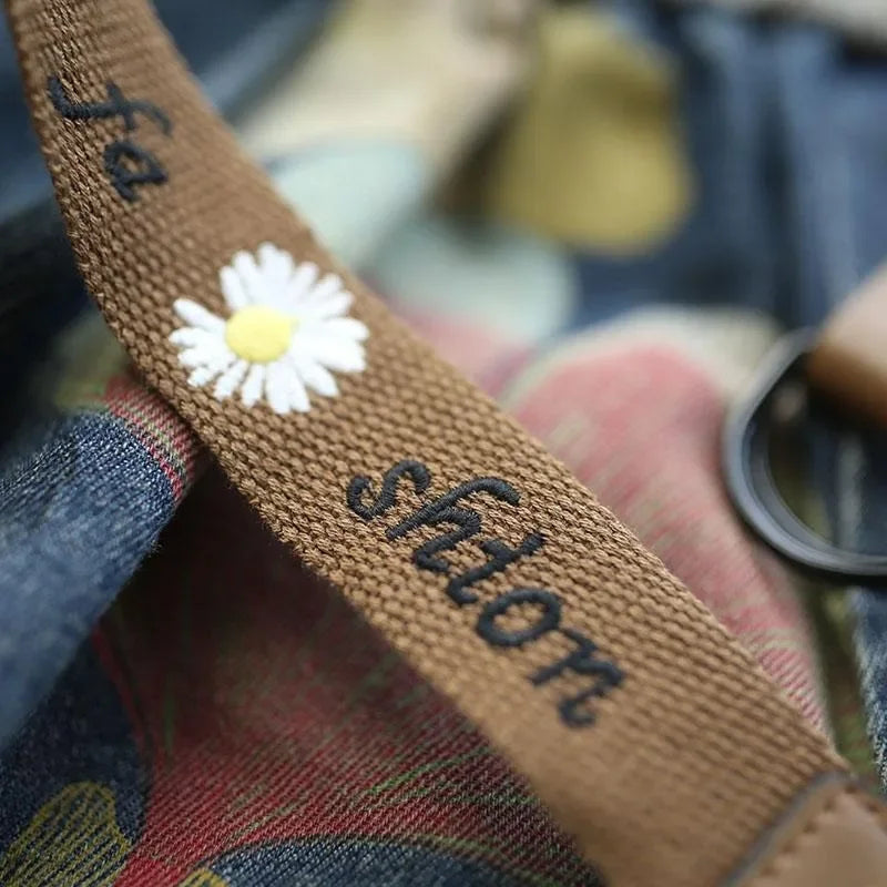 Trendy Printed Denim Shorts in Plus Size for Summer-Black-2XL-State of Style