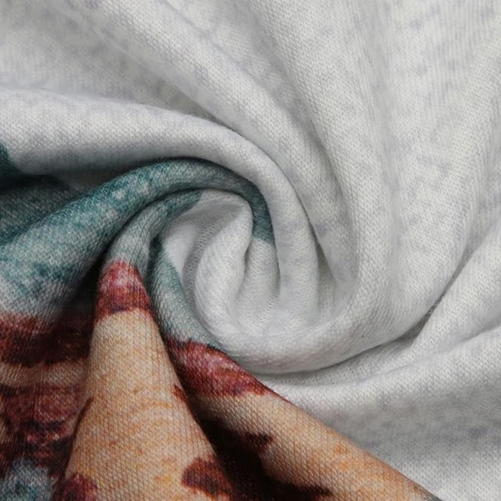 Trendy Printed Women's Sweatshirt - Sienna-White-XS-State of Style