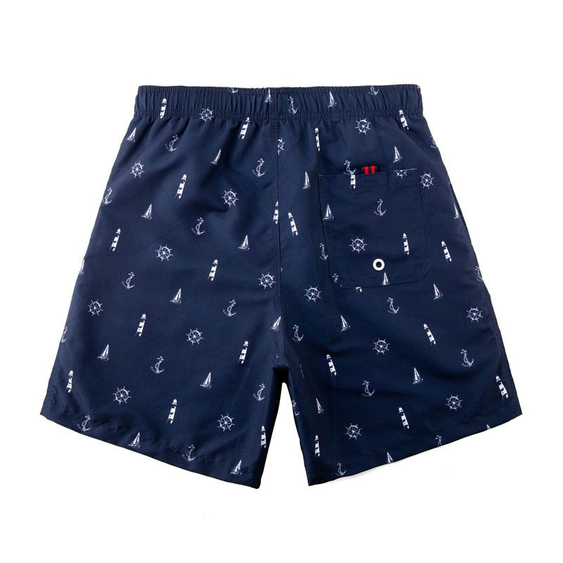 Trendy & quick-drying men's swim shorts with pockets – Matteo-Trees-S-State of Style