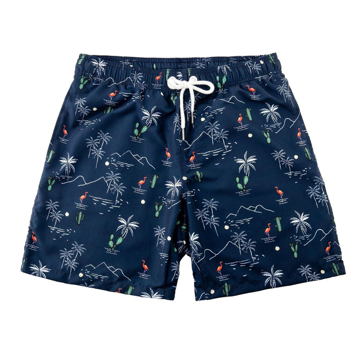 Trendy & quick-drying men's swim shorts with pockets – Matteo-Trees-S-State of Style