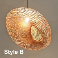 Trendy Rattan Pendant Light - NaturGlow-A-40 cm-State of Style