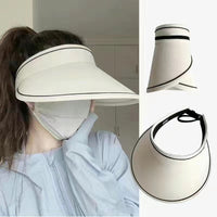 Trendy roll-up sun hat with extra protection – FoldSun Pro-Black-State of Style