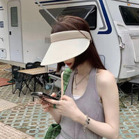 Trendy roll-up sun hat with extra protection – FoldSun Pro-Black-State of Style