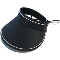 Trendy roll-up sun hat with extra protection – FoldSun Pro-Black-State of Style