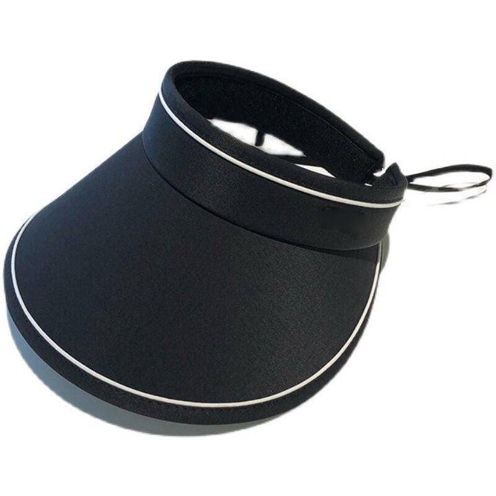 Trendy roll-up sun hat with extra protection – FoldSun Pro-Black-State of Style