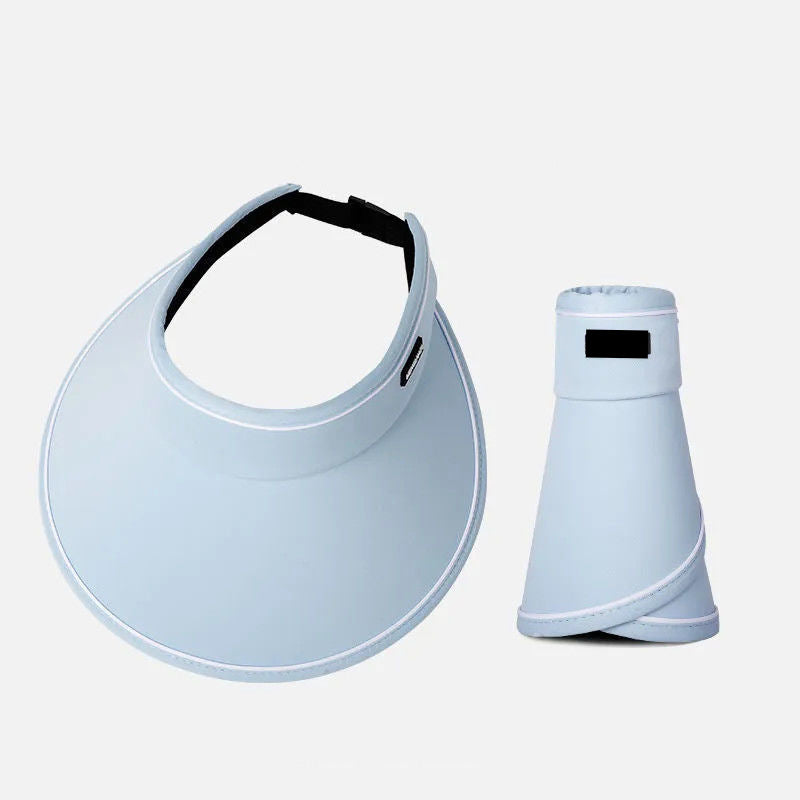 Trendy roll-up sun hat with extra protection – FoldSun Pro-Blue-State of Style