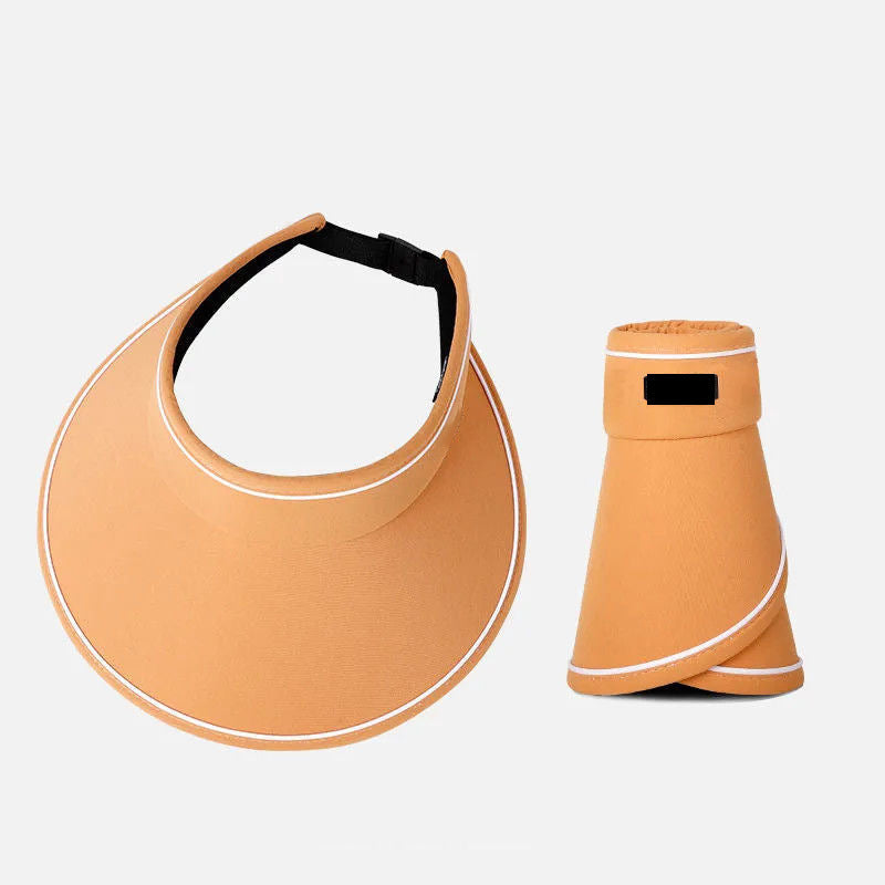 Trendy roll-up sun hat with extra protection – FoldSun Pro-Orange-State of Style