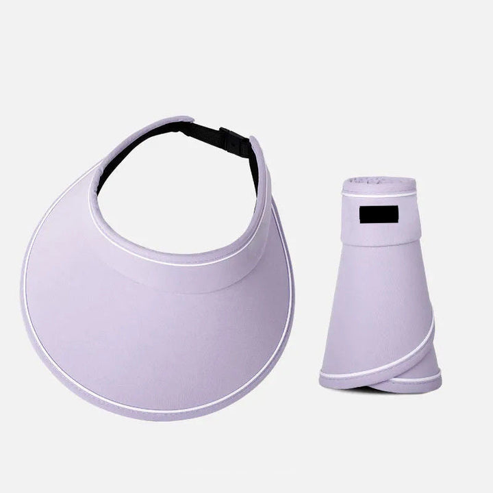 Trendy roll-up sun hat with extra protection – FoldSun Pro-Purple-State of Style
