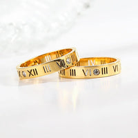 Trendy Roman Numeral Ring - Aurielle-Gold-5-State of Style