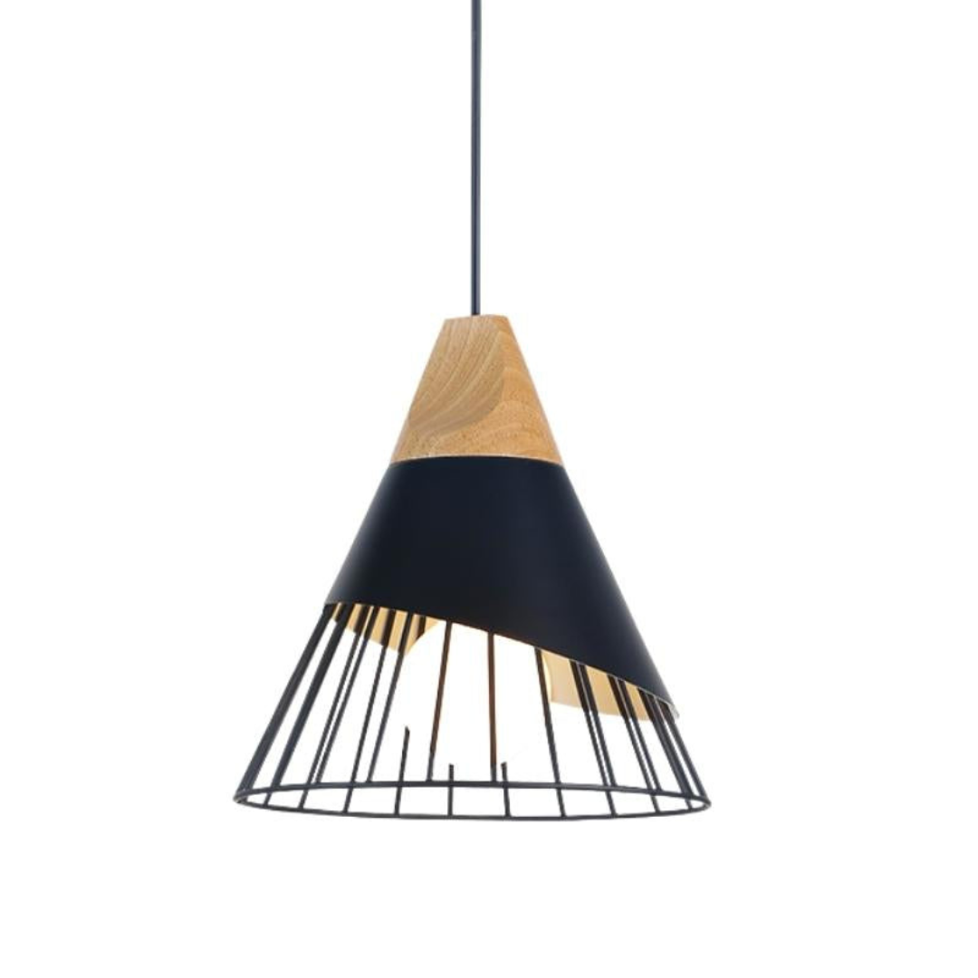 Trendy Scandinavian Industrial Pendant Light - UrbanBeam-Black-State of Style