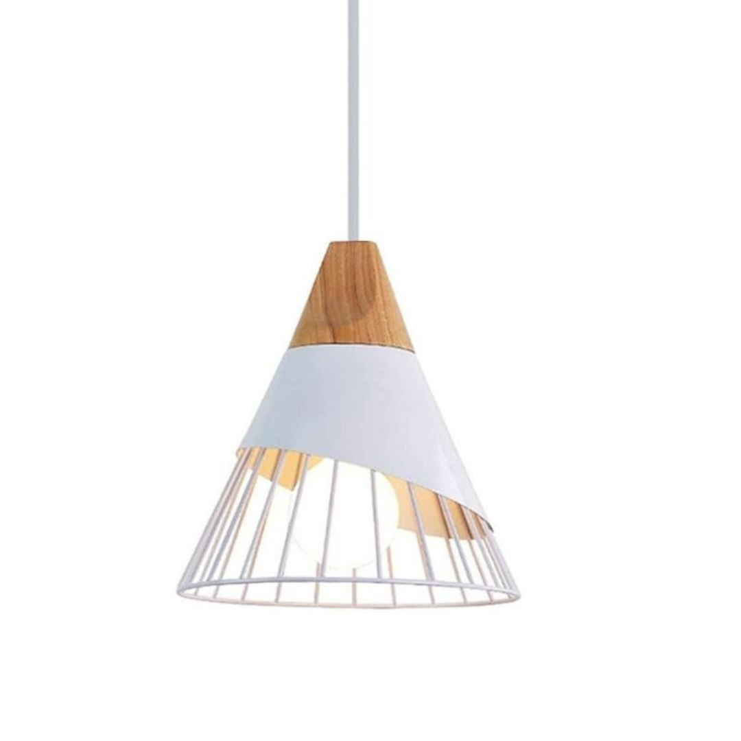 Trendy Scandinavian Industrial Pendant Light - UrbanBeam-White-State of Style