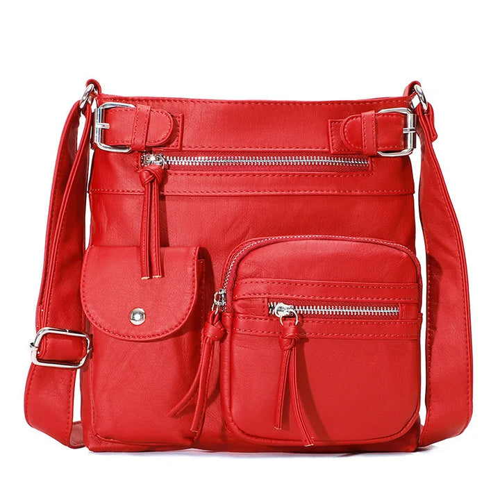 Trendy Shoulder Bag - Sophia-Red-State of Style