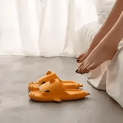 Trendy SoftSteps Sharkies Slipper – Soft, Cushioned & Buy 1 Get 1 Free-Blue-3.5-4.5-State of Style