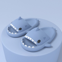 Trendy SoftSteps Sharkies Slipper – Soft, Cushioned & Buy 1 Get 1 Free-Blue-3.5-4.5-State of Style