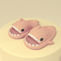 Trendy SoftSteps Sharkies Slipper – Soft, Cushioned & Buy 1 Get 1 Free-Pink-3.5-4.5-State of Style