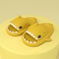 Trendy SoftSteps Sharkies Slipper – Soft, Cushioned & Buy 1 Get 1 Free-Yellow-3.5-4.5-State of Style
