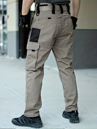 Trendy Solid Men's Cargo Pants - Lars-Grey-S-State of Style