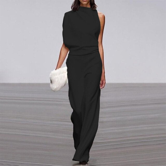 Trendy Summer Jumpsuit - Claire-Black-S-State of Style
