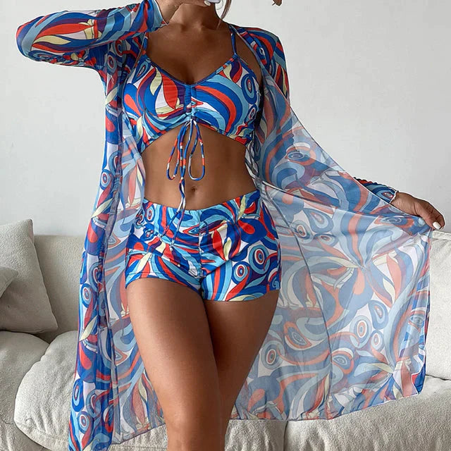 Trendy summer look for women with comfortable fit and breathable material – Nevi-Blue-S-State of Style