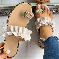 Trendy summer shoes with comfort sole – Lina-Beige-3-State of Style