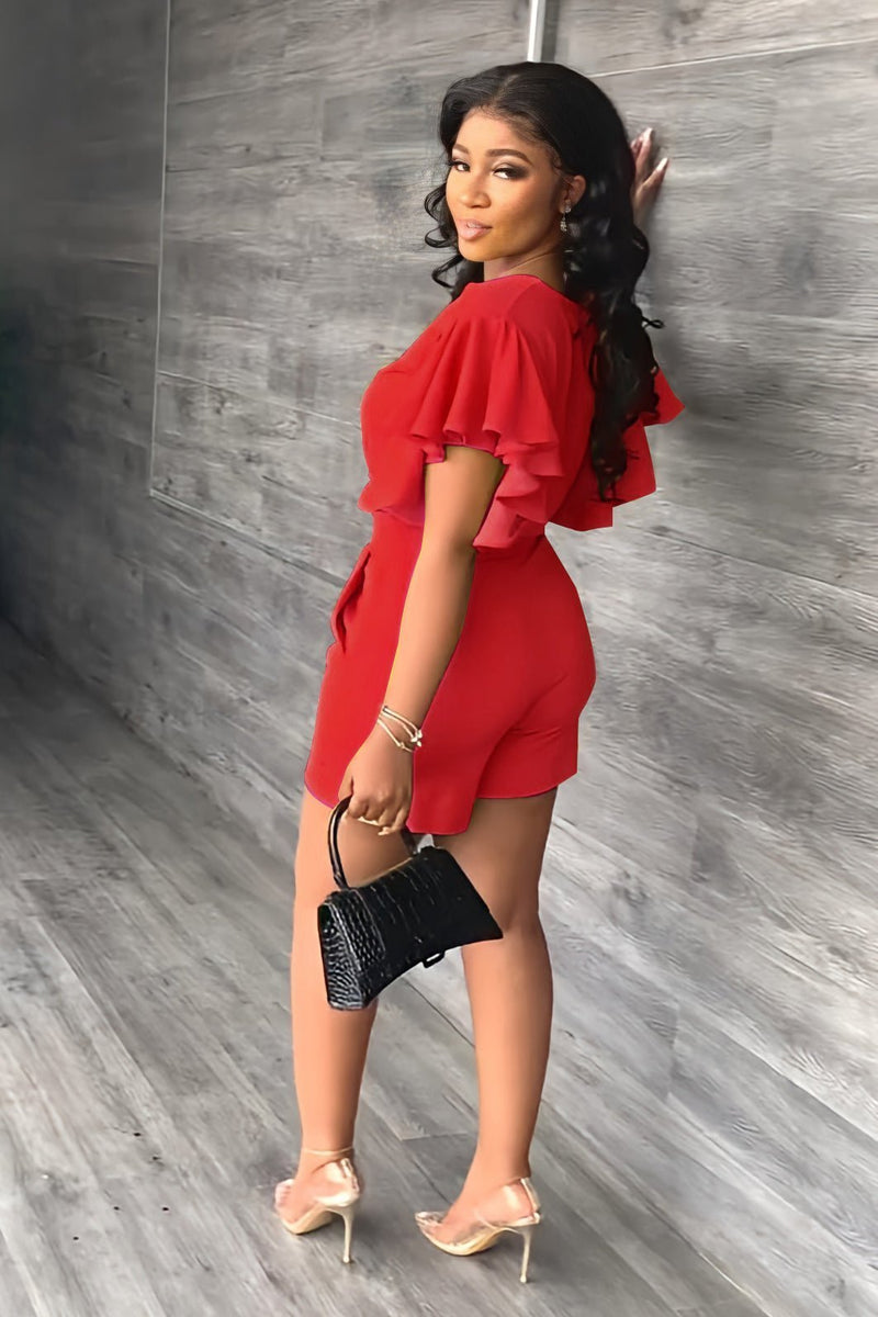 Trendy summer two-piece set with pleated design – Marlene-Green-S-State of Style