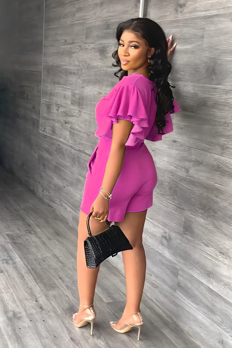 Trendy summer two-piece set with pleated design – Marlene-Green-S-State of Style