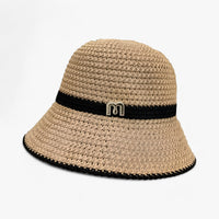 Trendy sun hat with a wide brim – Nele-Khaki-Standard-State of Style