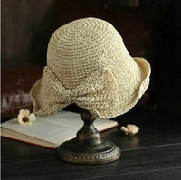 Trendy sun hats with a curved brim (1+1 free) – WaveShade Duo-Beige-Dark pink-State of Style