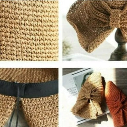 Trendy sun hats with a curved brim (1+1 free) – WaveShade Duo-Dark pink-Dark pink-State of Style