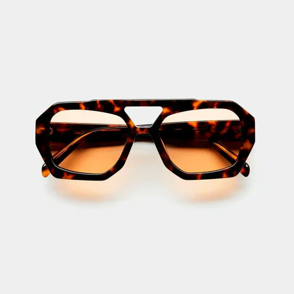 Trendy Sunglasses with Glamour Detail – Nova-Brown glass-State of Style