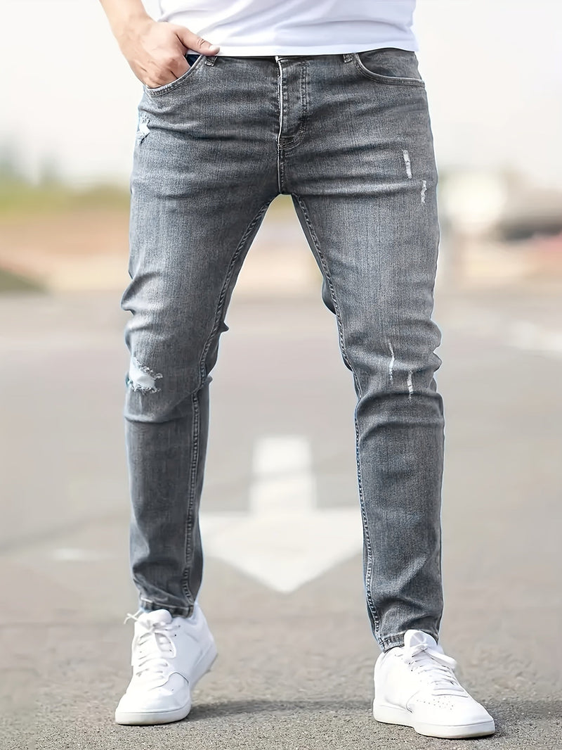 Trendy Tailored Fit Jeans - Liam-Blue-XS-State of Style