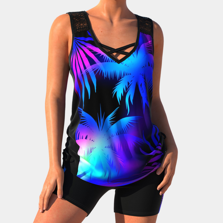 Trendy Tankini - Naomi-Black-XS-State of Style