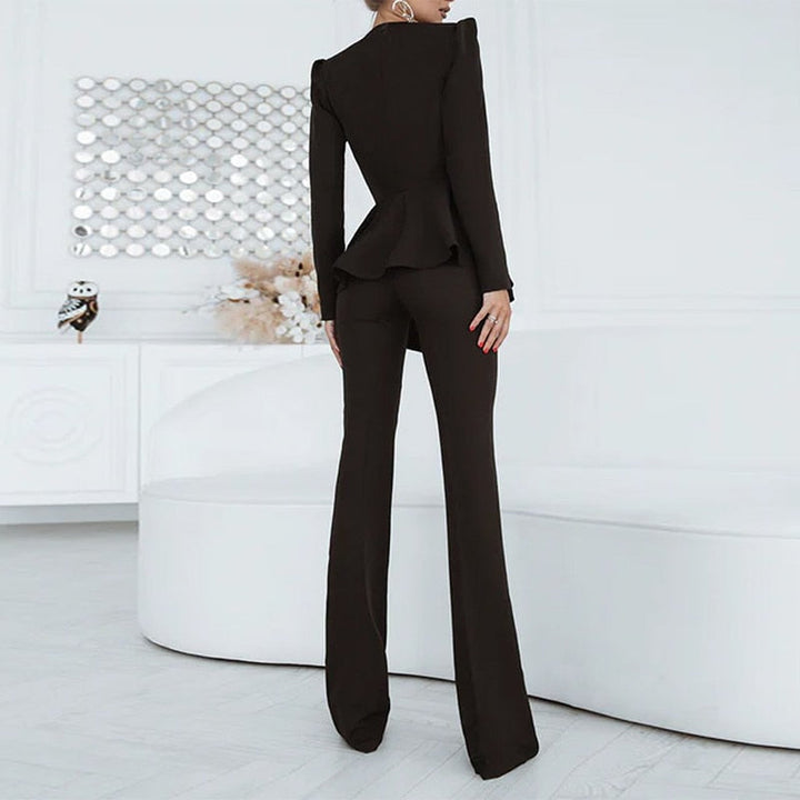 Trendy Two-Piece Blazer Set - Noah-White-S-State of Style