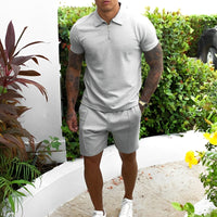 Trendy Two-Piece Men's Summer Set – Lucian-Gray-S-State of Style