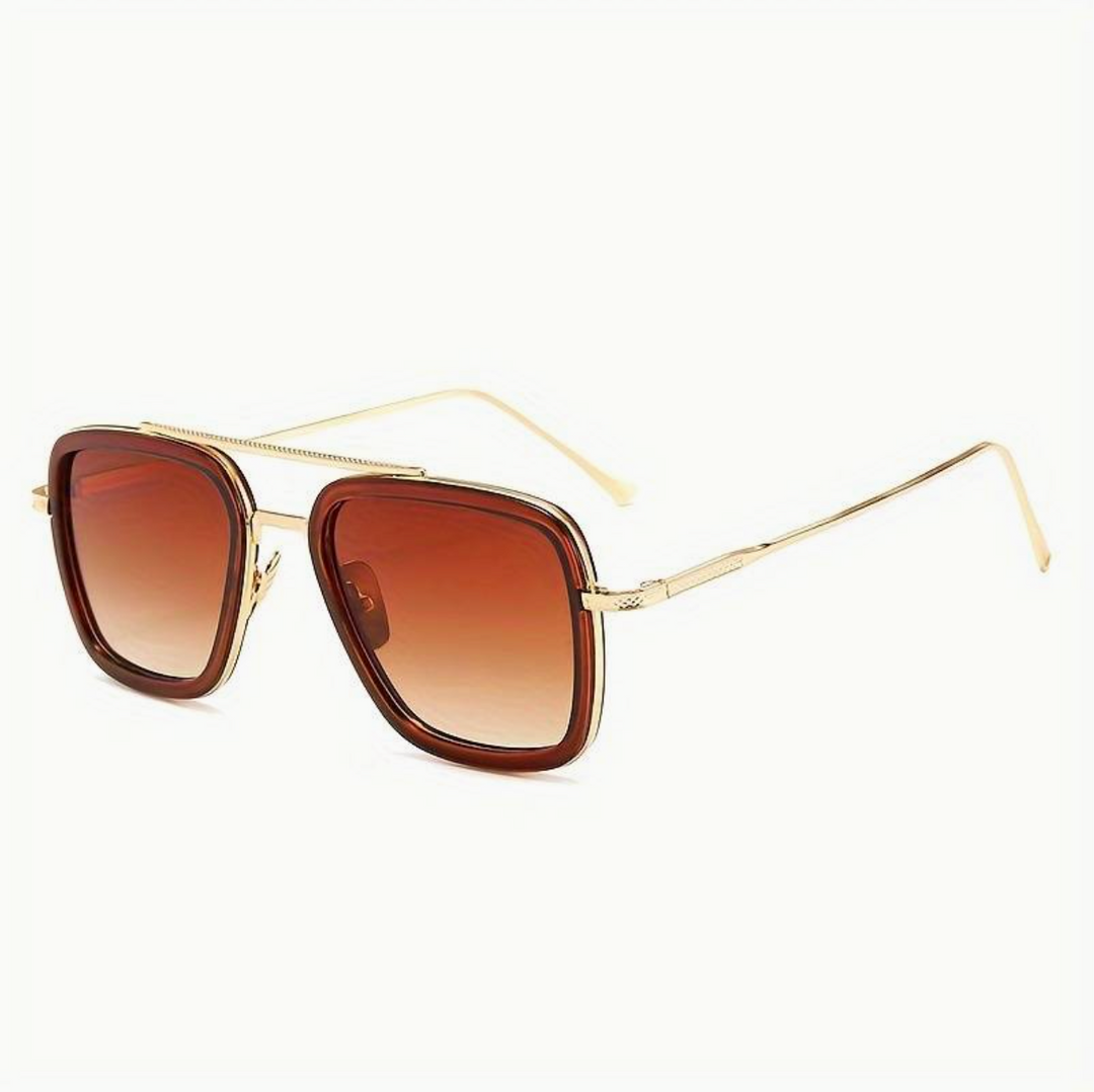 Trendy unisex sunglasses with a premium look – Miami Luxe-Brown-State of Style