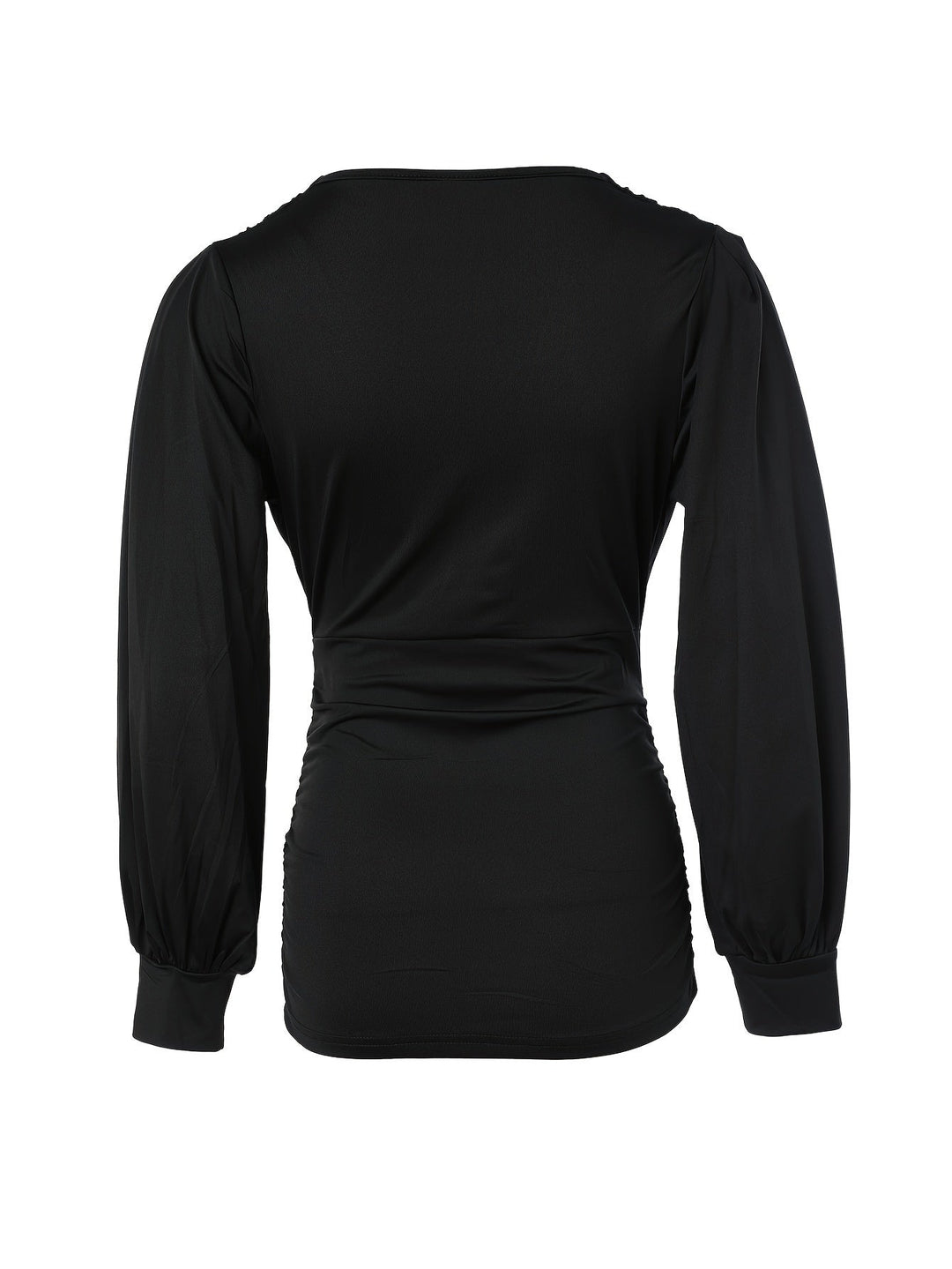 Trendy V-Neck Top with Charming Ruffles - Elise-Khaki-S-State of Style