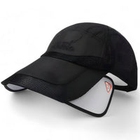 Trendy visor cap with UV protection for active days – SunSport Kim-Black-State of Style