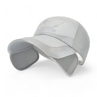 Trendy visor cap with UV protection for active days – SunSport Kim-Gray-State of Style