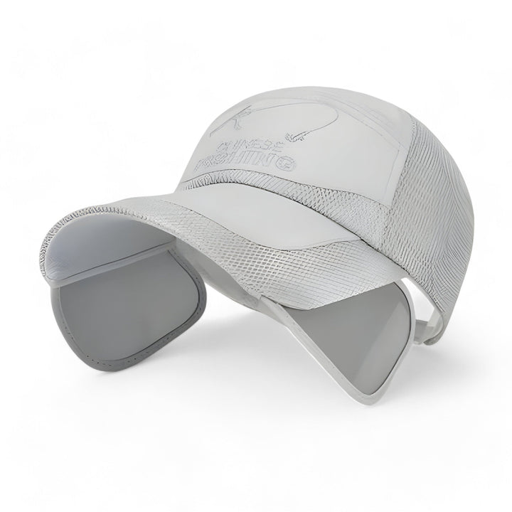 Trendy visor cap with UV protection for active days – SunSport Kim-Gray-State of Style