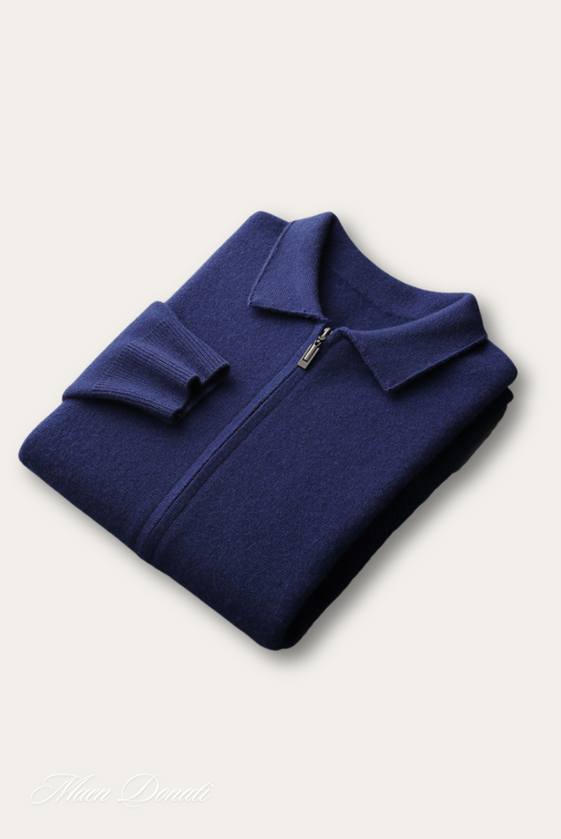 Trendy Warm Men's Polo Vest - Arthur-Blue-S-State of Style