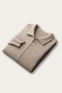 Trendy Warm Men's Polo Vest - Arthur-Light Brown-S-State of Style