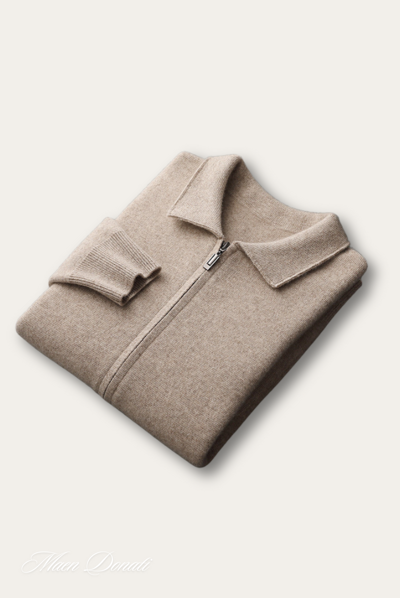 Trendy Warm Men's Polo Vest - Arthur-Light Brown-S-State of Style