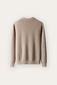 Trendy Warm Men's Pullover - Arthur-Light Brown-S-State of Style