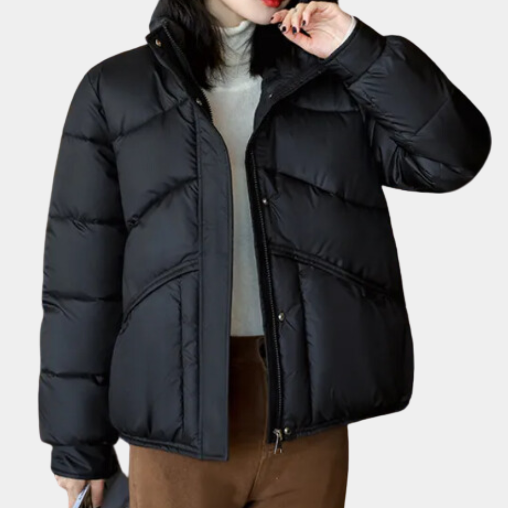 Trendy Warm Puffer Jacket for Women - Mila-XS-State of Style